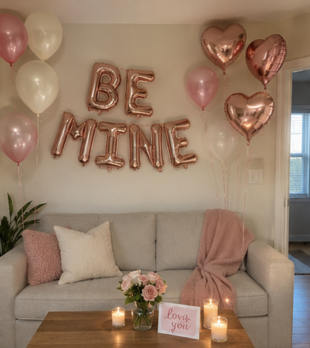 Valentine’s Day romantic setup example 1