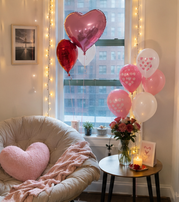 Valentine’s Day romantic setup example 2