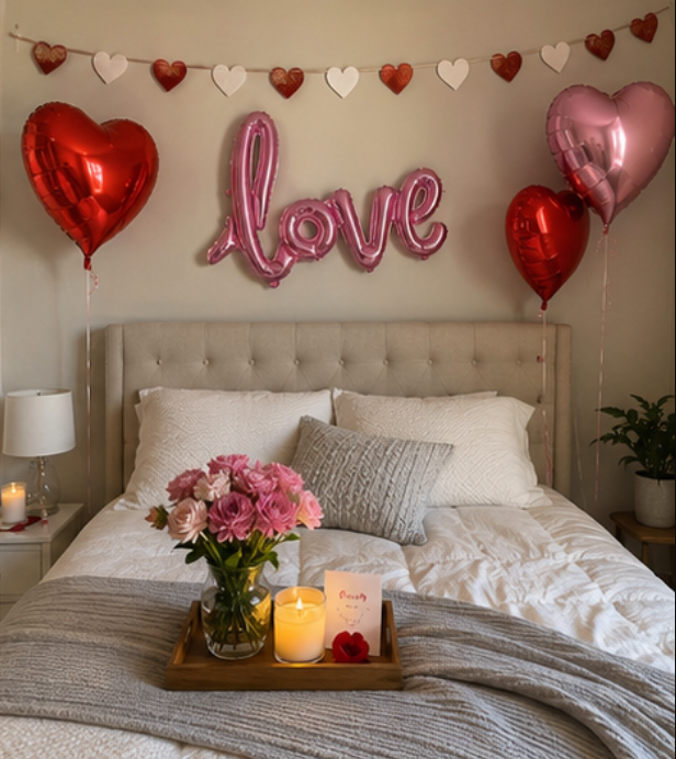Valentine’s Day romantic setup example 4