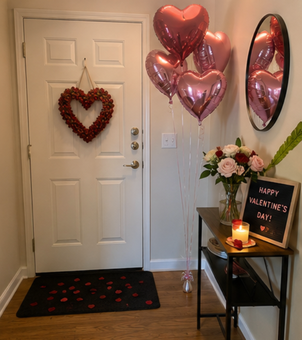 Valentine’s Day romantic setup example 5
